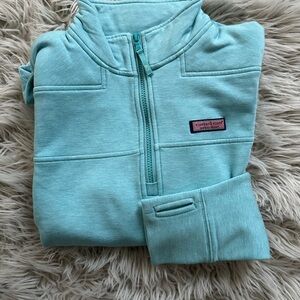 Vineyard Vines Shep Shirt in heathered Aqua